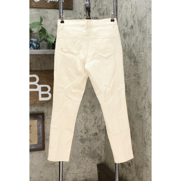 NWT DG2 Destructed Skinny Jeans 14 Petite Cream - Picture 3 of 5